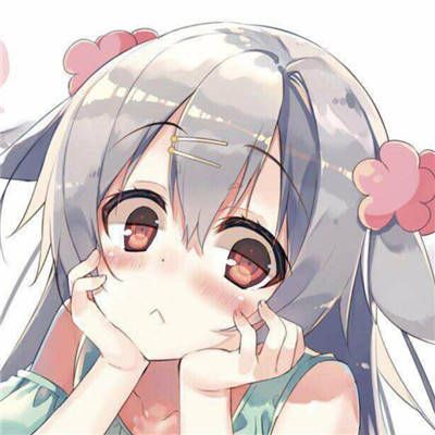 呆萌动漫女生卡通头像图片 只是喜爱何必夸张成爱