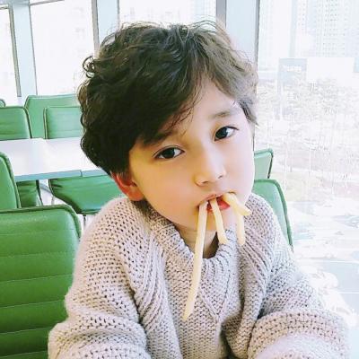 超呆萌萌娃头像帅气小男生2024 我喜爱你漫山遍野的喜爱