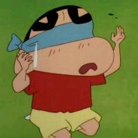 蜡笔小新头像超萌情侣头像一对款 明明动了心却不敢靠近