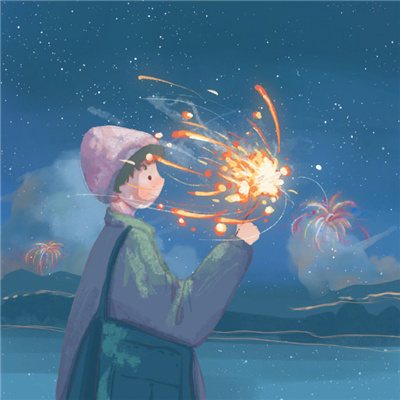 2024治愈插画情头一人一张 最新款的情头合集一对