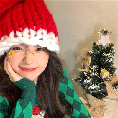 2024圣诞节情调女头真人好看 超温暖的圣诞女头合集