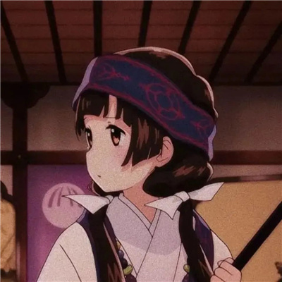 适合高中生用的呆萌动漫女头 学生气满满的二次元女头