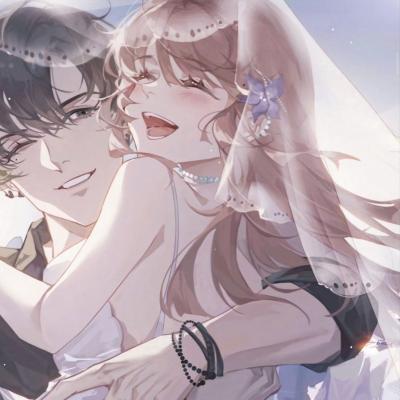 动漫二次元宠溺情头高清唯美 2024超呆萌cp情侣动漫