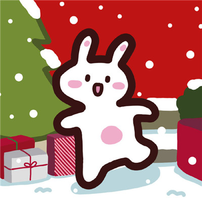 最新圣诞节超级呆萌的卡通头像 能让你变得孩子气的关系都特别值得