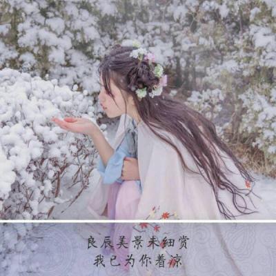 2024微信女生古风头像带字唯美范 做一个逗比属性的小女子