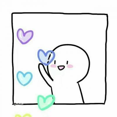 比较特别的上下情侣头像一男一女 卡通情侣贴吧头像一对呆萌萌