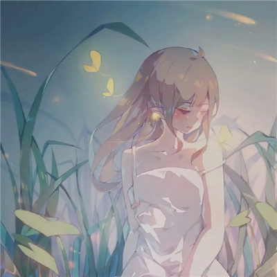 动漫女头呆萌高清无水印二次元 外向是生活所需孤独是自我享受