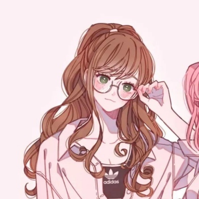 最呆萌的闺蜜双人二次元卡通头像 生活会给你答案但不会马上把一切告诉你