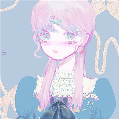 漫画卡通女生呆萌头像2024 不期待爱情的我真是酷毙了