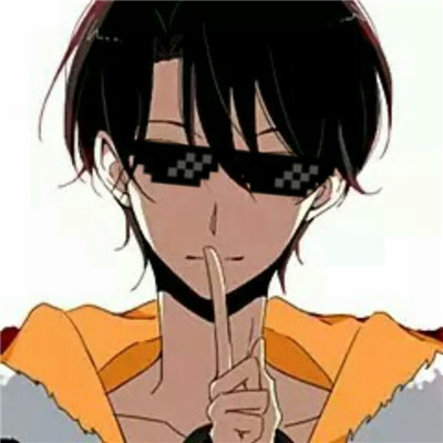 2024最近热门的社会头像动漫 威猛超酷墨镜男生头像