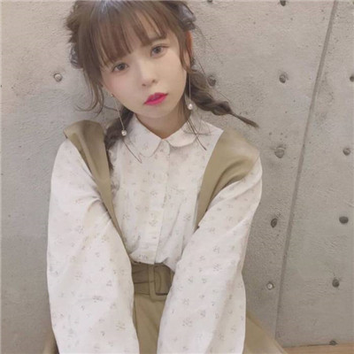 2024日本甜美女孩呆萌头像 没有恐惧的人才是最强大的