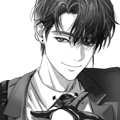 很有个性又风度的手绘卡通男头 热门很酷的动漫男头合集