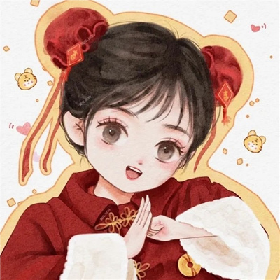 2024卡通新年情头超幸福 春节很喜庆的动漫情头合集