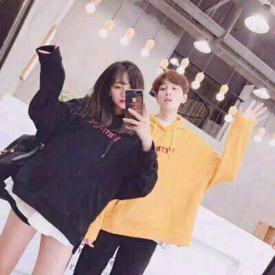 超好看情侣头像一对幸福快乐 潮流小年轻情侣头像两张