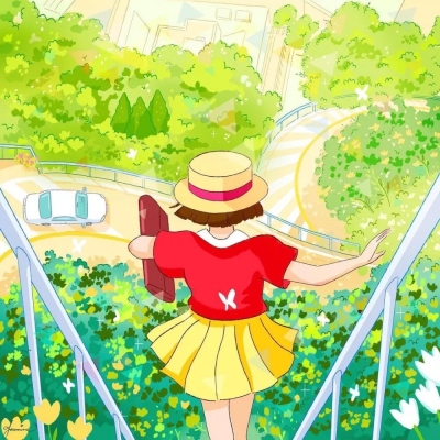 精选小清新插画版微信头像合集 生活平淡用心就会发光