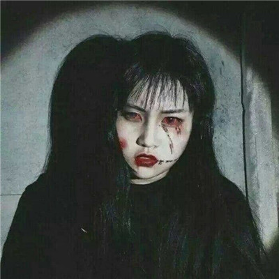 女生头像病态血腥黑暗系 另类独特的女生个性头像
