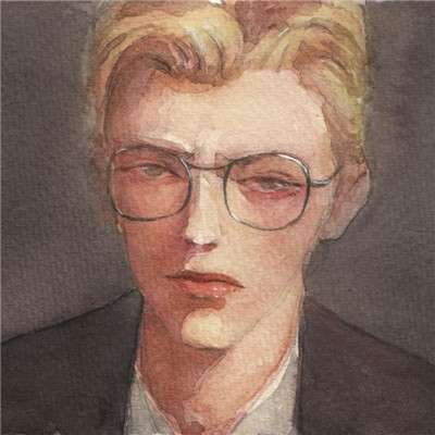 好看男生素描头像彩色高清图 忽冷忽热疑神疑鬼其实害怕失去