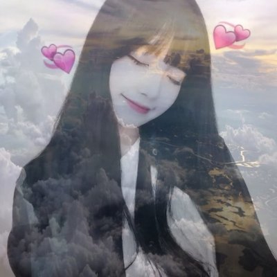 唯美女生头像长发美女 独一无二女生头像精选双重曝光