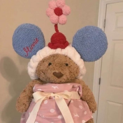 很呆萌的卡哇伊的萌萌玩偶小熊不问江湖不问归途只想与你为伍