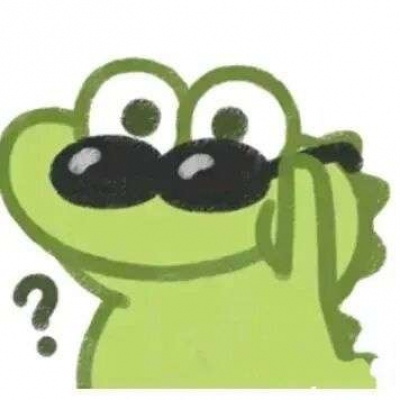 一组卡通呆萌的幽默鳄鱼头没有什么好畏惧的反正我们只来一次