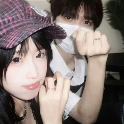 呆萌到爆炸的情头一对 做自己就好了这世界本不完美