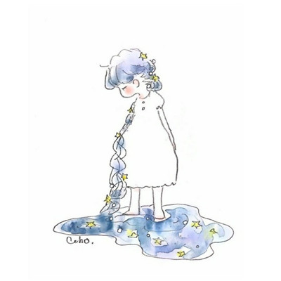 有个性的漫画素描人物头像 别猜我心思了除了你还是你