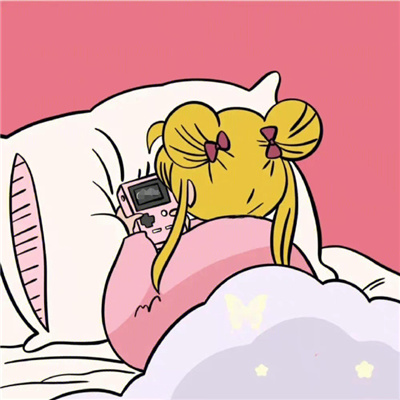 呆萌动漫情头一男一女分开 耐看又甜蜜的动漫情头