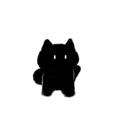 动漫黑猫的情头一左一右 甜蜜蜜蜜的黑猫情头合集