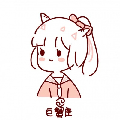 十二星座头像女生卡通带字 最新星座头像女生呆萌