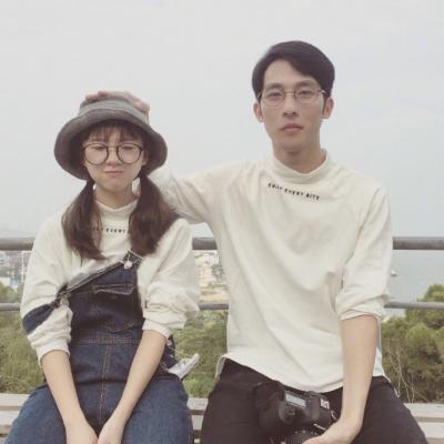 小清新低调幸福情侣头像合照一人一张 好看甜蜜的情侣头像