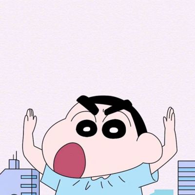 超萌好玩的蜡笔小新头像帅气男生 钱能解决的问题都不是问题
