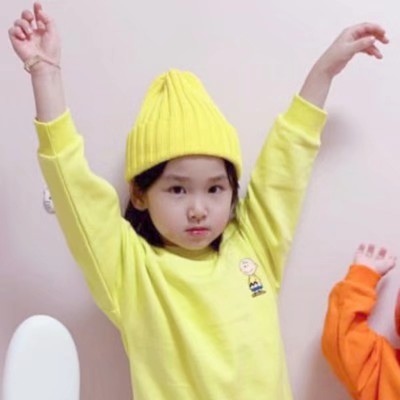 网红萌娃情侣头像一男一女 最呆萌呆萌的情侣头像