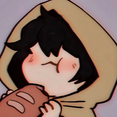 很有意思的呆萌动漫二次元情头一人一张 喜爱脆一点的桃子和有风的傍晚