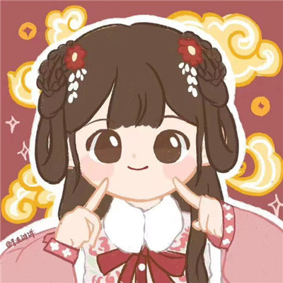 新年头像龙年专属好运 送你一朵小红花朝朝暮暮有钱花