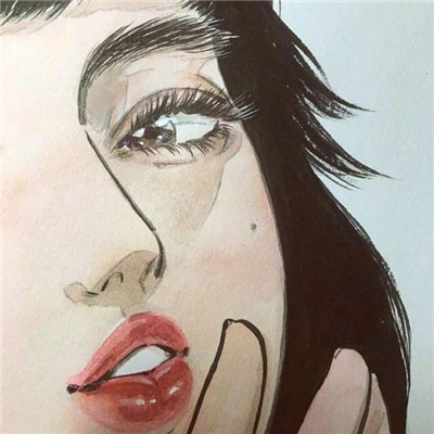 恐怖阴森诡异头像女生卡通 女生头像卡通重口味系列