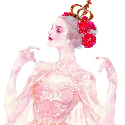 意境唯美美女微信素描头像 不是不爱只是不够爱