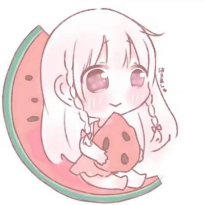 呆萌的卡通二次元闺蜜头像一对 特别一点的女生姐妹头像