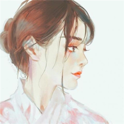 最新手绘女生头像唯美清新 你可以幸福我愿意观望