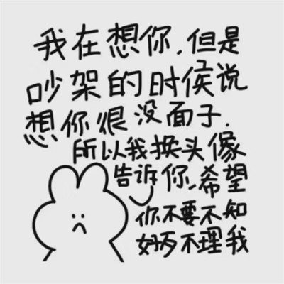 一组吵架道歉专用文字 理理我对不起我错了