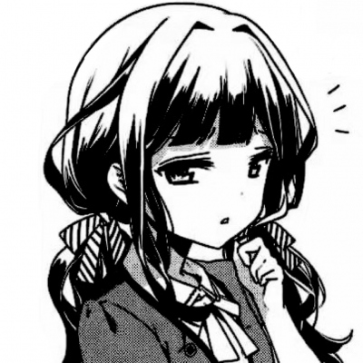 女生黑白动漫二次元呆萌头像最新 遇见的都是天意拥有的都是幸运