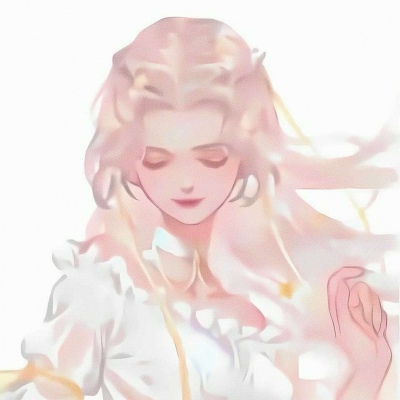 可甜可盐的手绘动漫女生我肩上是风是闪烁的群星