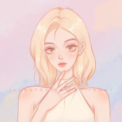 手绘呆萌的个性头像大全 不能参与你的日子里也祝你熠熠生辉