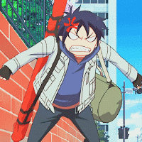 经典动漫呆萌动态图片卡通图片大全 就算你放荡不羁