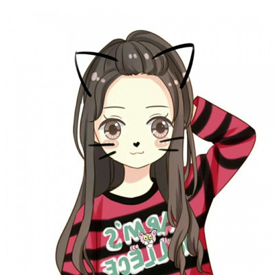 手绘女生头像唯美清新风度 好好相遇不负相见