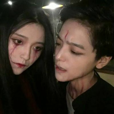 万圣节恐怖头像情侣一对 幽默重口味的万圣节头像